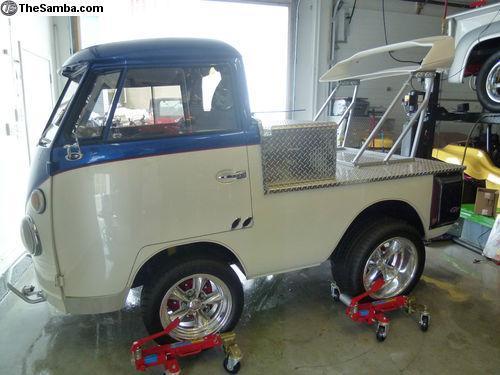 1963 blue / white Volkswagen Bus/Vanagon Standard Cab Pickup