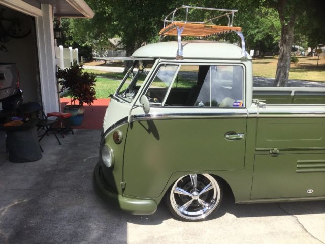 1964 Geen and gray Volkswagen Bus/Vanagon Pickup