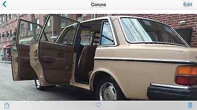 1990 Blue Volvo 240 Sedan