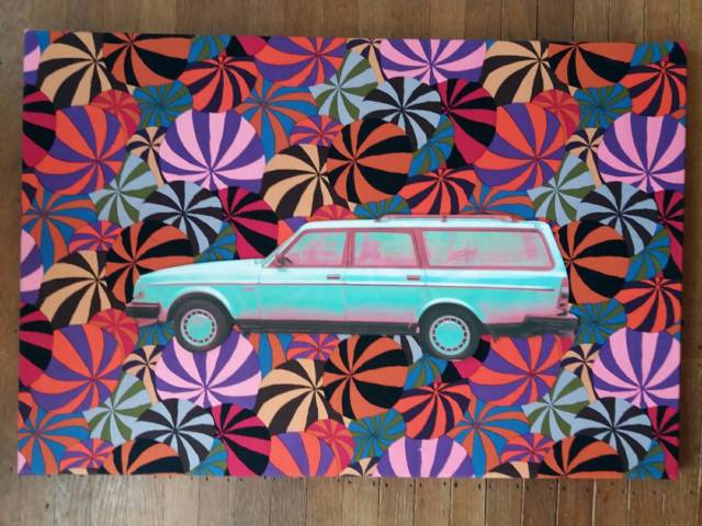 1986 Silver Volvo 245 Wagon