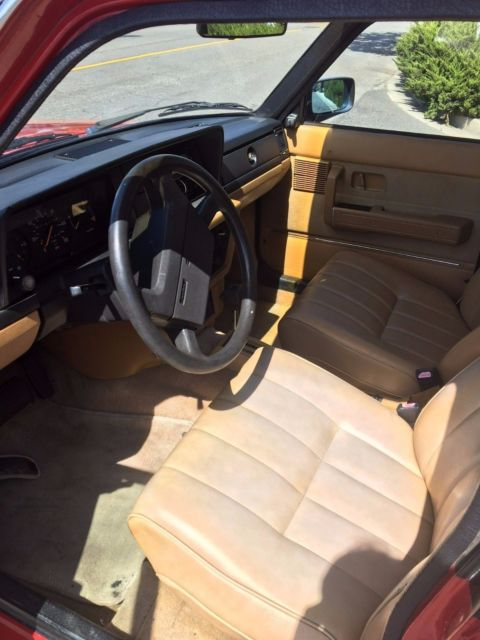 1989 Red Volvo 240 Wagon