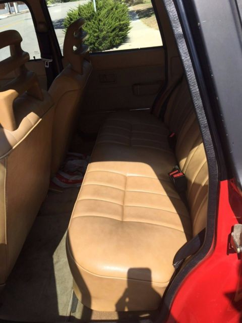 1989 Red Volvo 240 Wagon