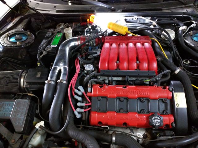 1991 Black Mitsubishi 3000GT Fastback