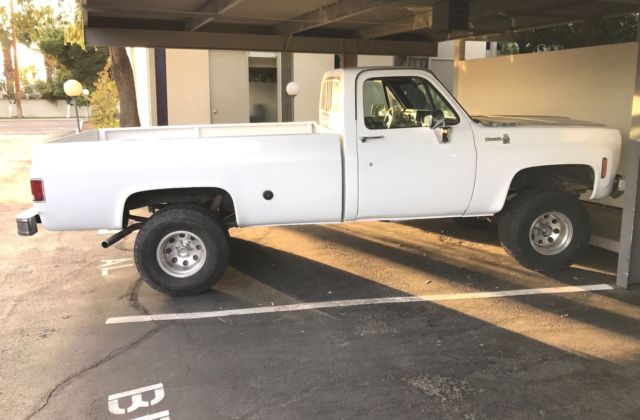 1974 White Chevrolet K20