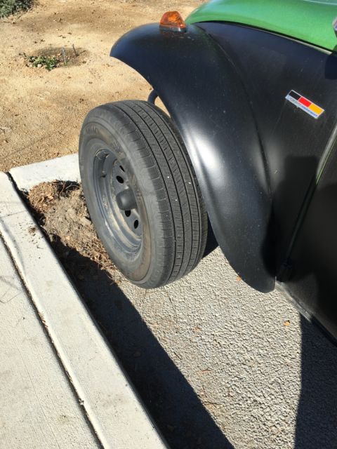1970 Green Volkswagen Beetle - Classic Convertible