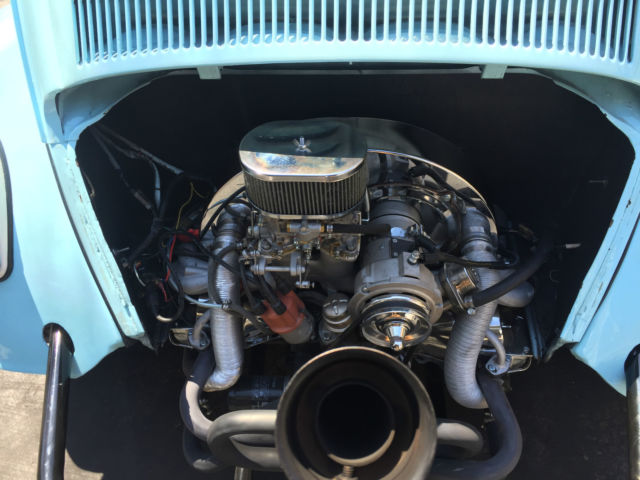 1969 Blue/White Volkswagen Beetle-New Baja