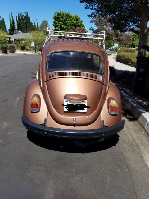 1969 Brown Volkswagen Beetle - Classic Coupe