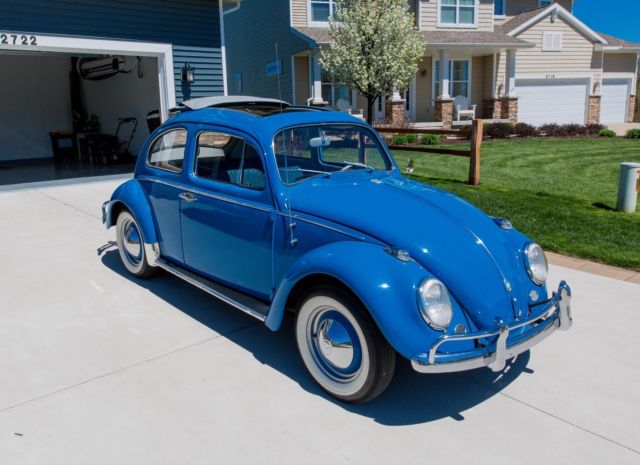 1960 Blue Volkswagen Beetle - Classic Coupe