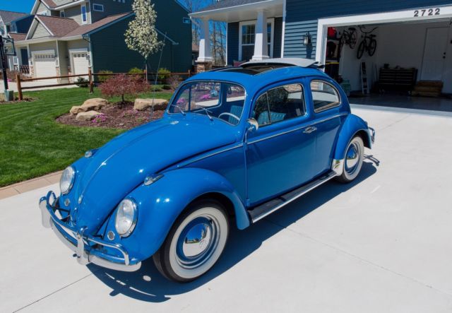 1960 Blue Volkswagen Beetle - Classic Coupe