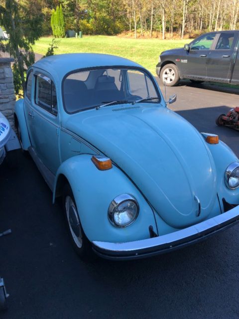 1973 Baby blue Volkswagen Beetle - Classic Coupe