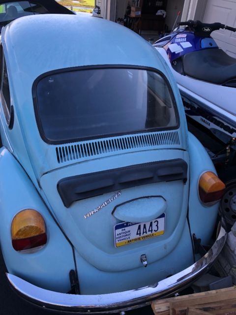 1973 Baby blue Volkswagen Beetle - Classic Coupe