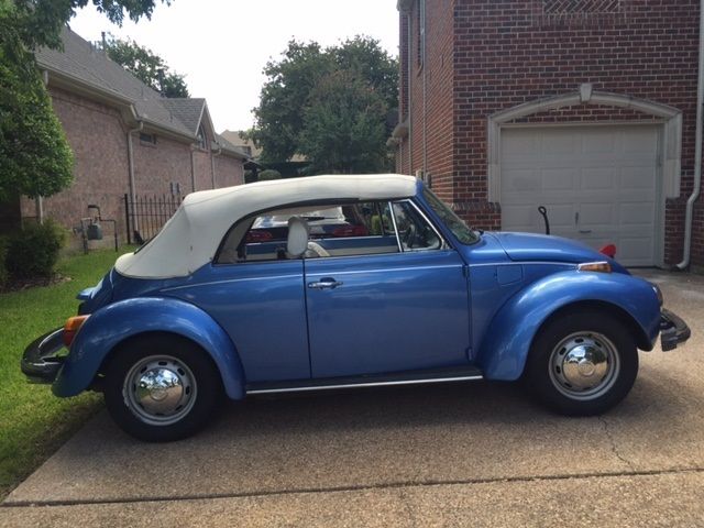 1978 Blue Volkswagen Beetle - Classic Convertible