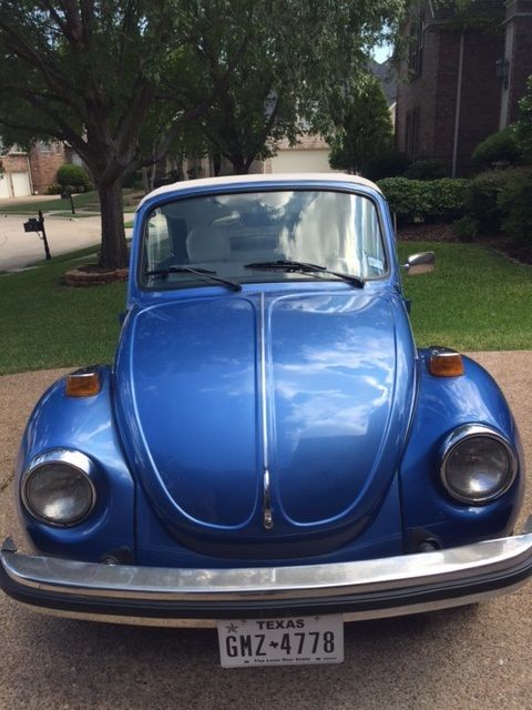 1978 Blue Volkswagen Beetle - Classic Convertible