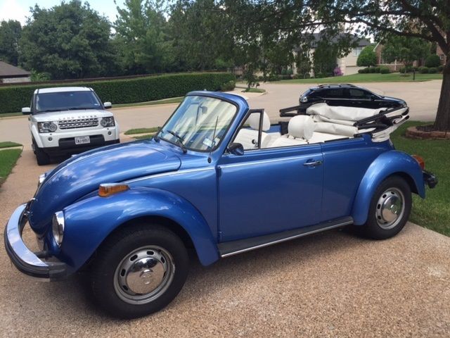1978 Blue Volkswagen Beetle - Classic Convertible