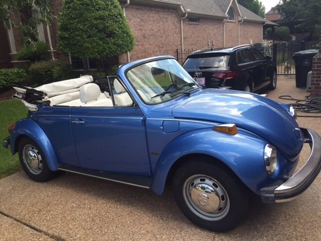 1978 Blue Volkswagen Beetle - Classic Convertible
