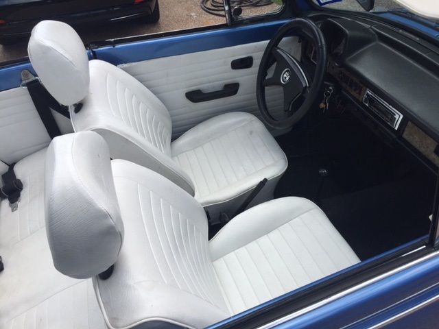 1978 Blue Volkswagen Beetle - Classic Convertible