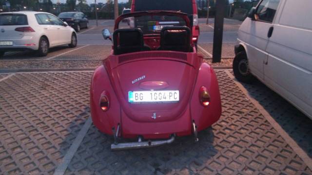 1975 Red Volkswagen Beetle - Classic