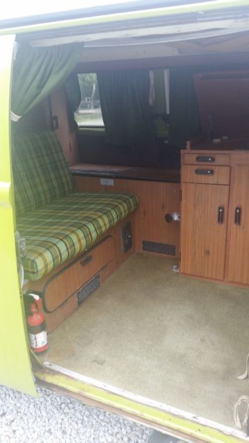 1976 Green Volkswagen Bus/Vanagon Van Camper