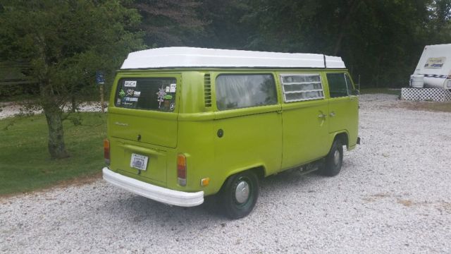 1976 Green Volkswagen Bus/Vanagon Van Camper