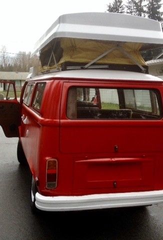 1978 Red Volkswagen Bus/Vanagon Van Camper