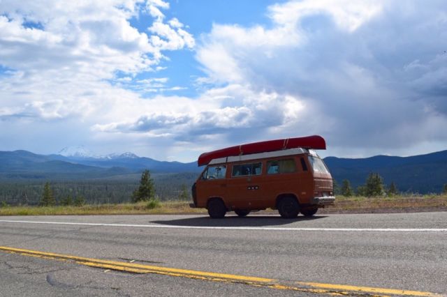 1983 Brown Volkswagen Bus/Vanagon Van Camper