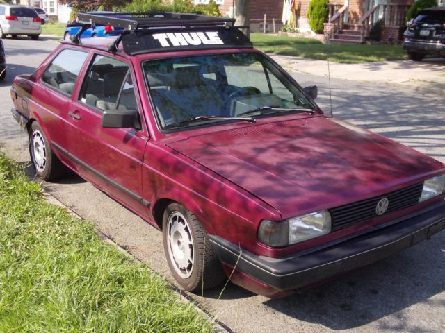 1993 Purple Volkswagen Fox Coupe