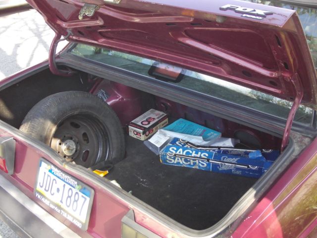 1993 Purple Volkswagen Fox Coupe