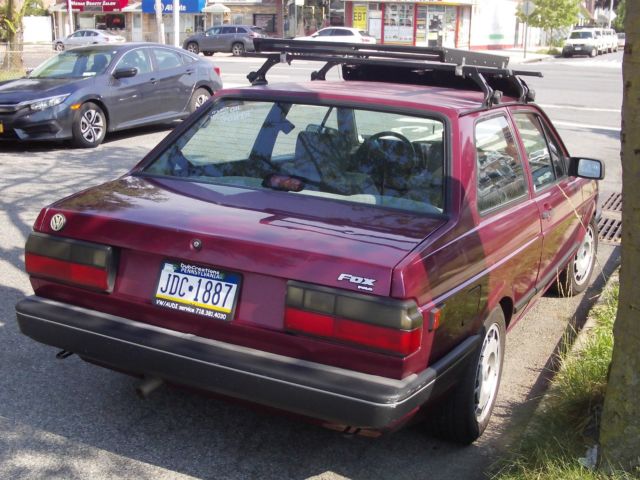1993 Purple Volkswagen Fox Coupe