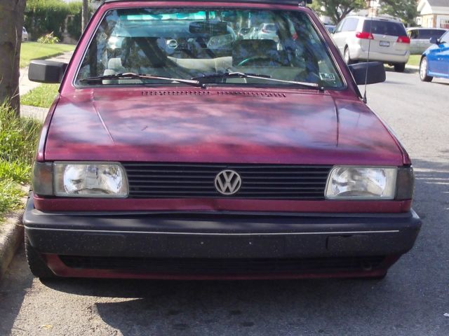 1993 Purple Volkswagen Fox Coupe
