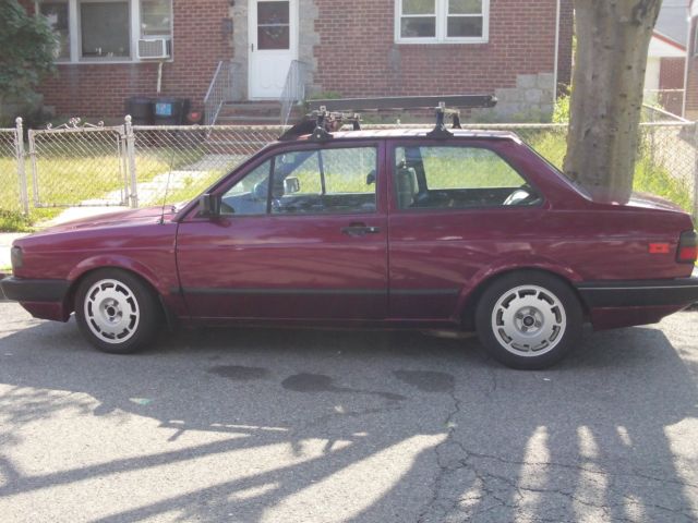 1993 Purple Volkswagen Fox Coupe