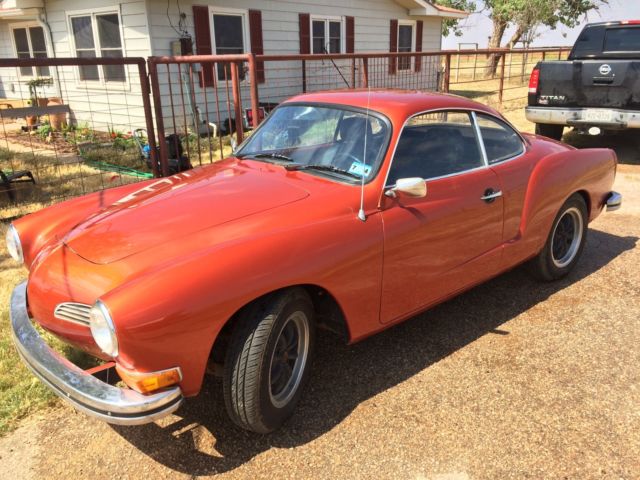 1973 Dark Orange w/silver & gold flake Volkswagen Karmann Ghia Coupe
