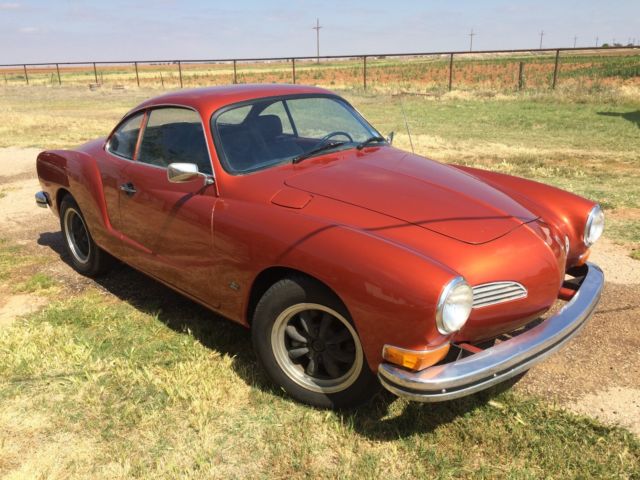 1973 Dark Orange w/silver & gold flake Volkswagen Karmann Ghia Coupe