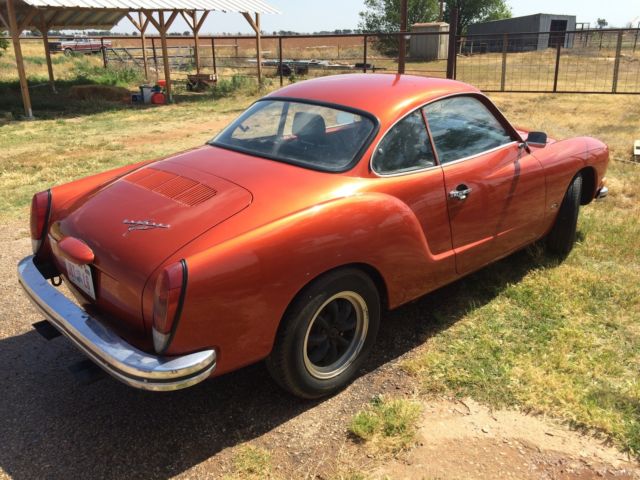 1973 Dark Orange w/silver & gold flake Volkswagen Karmann Ghia Coupe