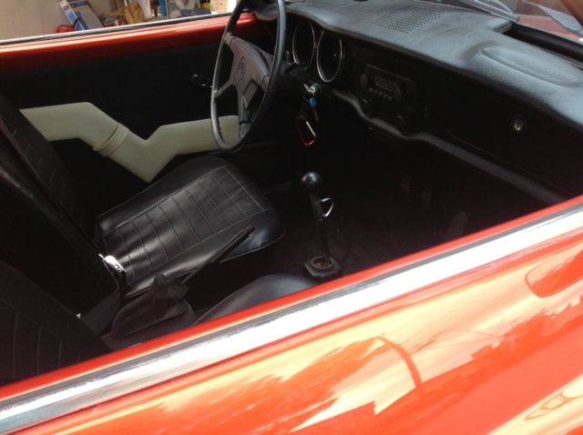 1973 Dark Orange w/silver & gold flake Volkswagen Karmann Ghia Coupe