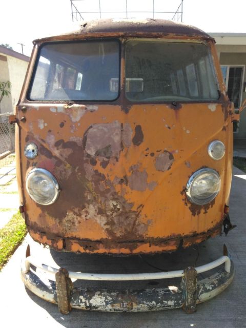 1963 Orange Volkswagen Bus/Vanagon Kombi