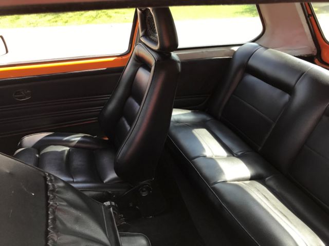 1986 Orange Volkswagen Rabbit Coupe