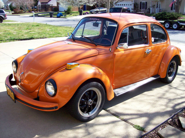 1973 Yellow Volkswagen Beetle - Classic Coupe
