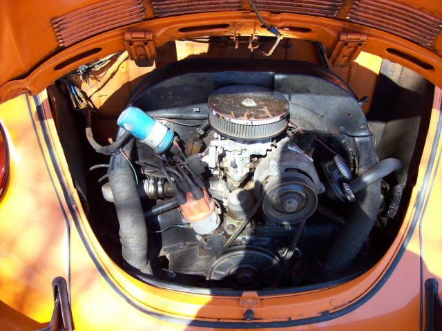 1973 Yellow Volkswagen Beetle - Classic Coupe