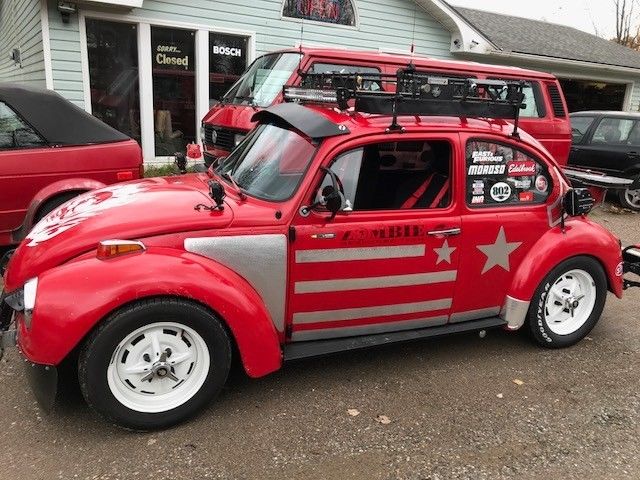 1973 Red Volkswagen Beetle - Classic Fastback