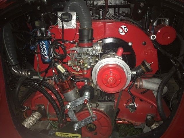 1973 Red Volkswagen Beetle - Classic Fastback