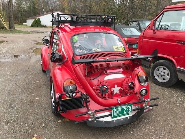 1973 Red Volkswagen Beetle - Classic Fastback