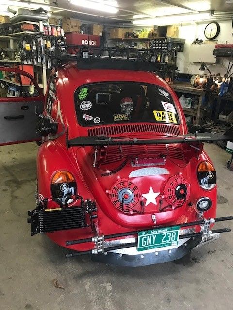 1973 Red Volkswagen Beetle - Classic Fastback