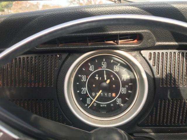 1971 Red Volkswagen Beetle - Classic Convertible