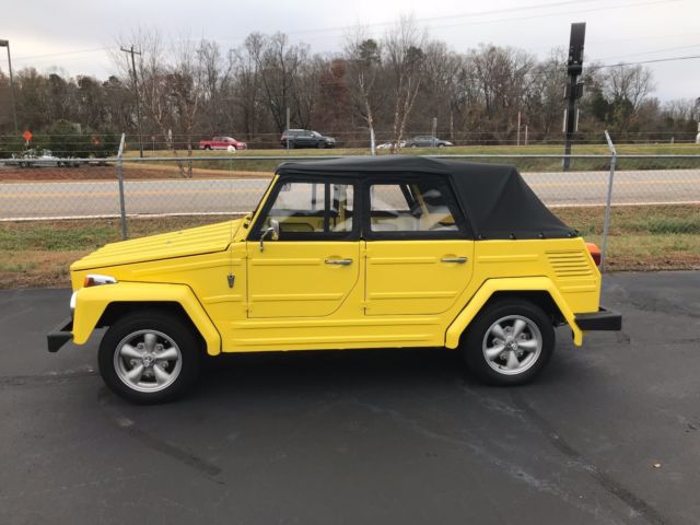 1973 Yellow Volkswagen Thing Convertible