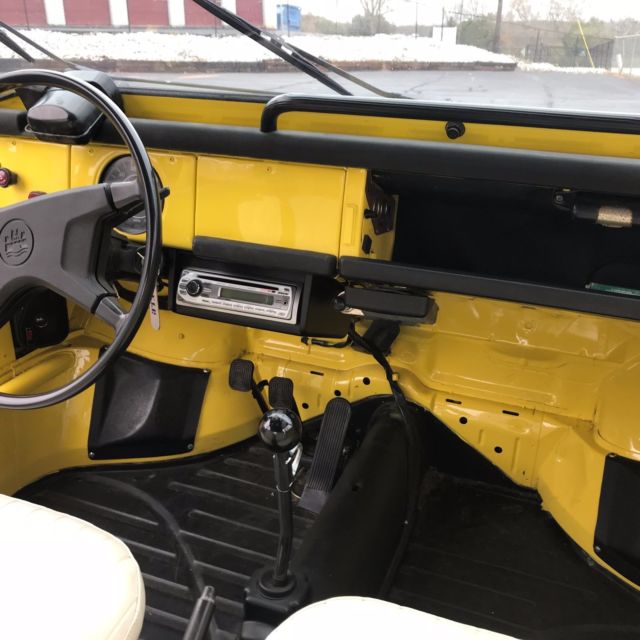 1973 Yellow Volkswagen Thing Convertible