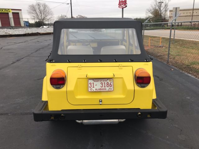 1973 Yellow Volkswagen Thing Convertible