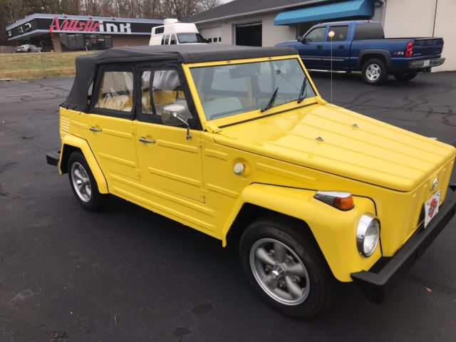 1973 Yellow Volkswagen Thing Convertible