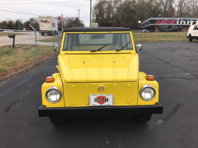 1973 Yellow Volkswagen Thing Convertible