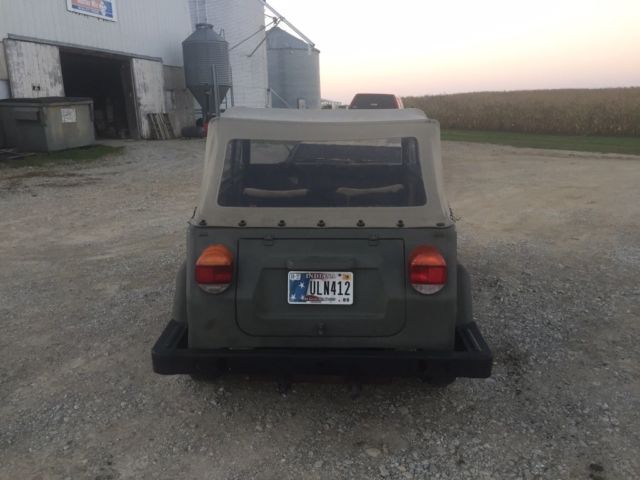 1973 OD Green Volkswagen Thing Convertible