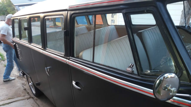 1969 Black Volkswagen Bus/Vanagon bus